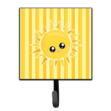Carolines Treasures Sunshine Sun Face on Stripes Leash or Key Holder BB7071SH4
